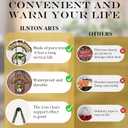 Christmas Welcome Sign for Front Door Decor, Vintage Cast Iron Snowman Door Decor with Chain, Holiday Welcome Home Sign, Christmas Welcome Sign (Welcome Sign)