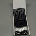 Cell Phone Stand with Wireless Bluetooth Speaker and Anti-Slip Base HD Surround Sound Perfect for Home and Outdoors with Bluetooth Speaker for Desk Compatible with iPhone/ipad/Samsung Galaxy (Black)