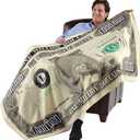 Fleece Throw Blanket Million Dollar (71" X 35")