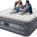 InnoTruth King Size Air Mattress with Built in Pump, Famiy Choice Award Winner, Inflatable Blow up Mattress, 18" Raised 2-4 Persons Family Air Bed for Guests & Home, Ideal for Temporary Use, 700 lbs