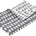 YnM Cotton Duvet Cover for Weighted Blankets (Penguin, 36''x48'')