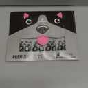 Anti Slip Dog Socks to Prevent Licking Paws - Double Side Paw Covers Dogs Grip Sock for Hardwood Floors, No Twist Dog Booties Grippy Socks for Small Medium Large Senior Dogs, Light Grey and Black, L (L(Pack of 4))