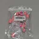 Quacc 8pcs Empty Lip Gloss Tubes, 15ml Soft Squeezable Lip Balm Container Refillable Lipstick Cosmetic Tubes for DIY Lip Gloss Balm Makeup Travel Toiletries (White Pink Silver)