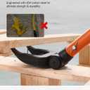 VEVOR Pallet Buster Tool with 44" Carbon Steel Handle, Adjustable Head, Wrecking Bar for Deck Board Removal, Prying up Decking, Busting Pallets & Effortless Nail/Screw Pulling