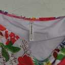 Beachsissi Women's Cute Floral Print Swimsuits V Neck Tummy Control Tankini Set (Medium)