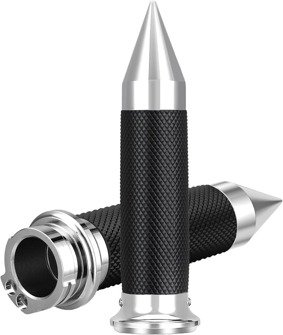 Hand Grips 1 Inch/25mm Motorcycle Handlebar Grips Cable Throttle Compatible Harley Touring Softail Dyna Sportster Street Glide Cruisers Choppers