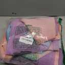 XiDi Ombre Sheer Curtains for Girl Bedroom Decor,Pink Purple and Blue Curtains for Girls Room Decorations Mermaid and Pink 96 Inch Length 2 Panels