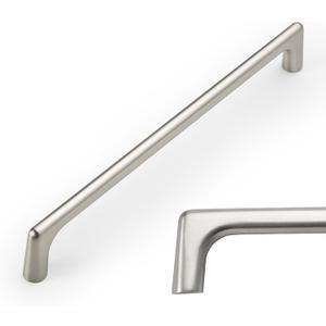Amerdeco 10 Pack Brushed Satin Nickel Cabinet Pulls 7.5 Inch(192MM) Hole Centers Kitchen Cabinet Handles Hardware Kitchen Handles for Cabinets Cupboard Handles Drawer Pulls ZH0041