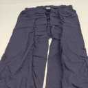 Womens Plus Size Ultra Lux Comfort Any Wear Wide Leg Pant, Navy Blue Pants 3XL