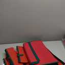 Sattiyrch Large 2-in-1 Christmas Ornament Storage Box & Xmas Figurine Container - Easy Access Removable Trays, Keeps 73 Holiday Ornaments - Adjustable Extent Area for Figurines and Pockets