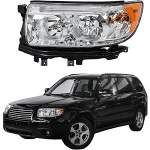labwork 1PC Headlight Assembly Replacement for Subaru Forester 2006-2008 Halogen Headlights Set Driver Side LH 84001SA471