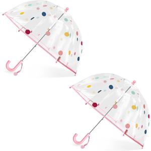 Kids Clear Bubble Umbrellas for Rain Dome Windproof Umbrella for Kid Girls and Boys