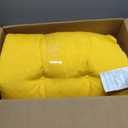 Tufted Bench Cushions for Outdoor Furniture, 48" x 18" Porch Swing Cushions Filled with Foam, Overstuffed Patio Cushions for Bench Loveseat with 2-3 Seats,Thick and Water Resistant, Yellow
