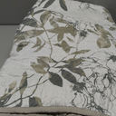 Chezmoi Collection Glory 3-Piece Floral Quilt Set King - Multicolor Blue White Gray Waterbrush Printed Microfiber Lightweight Bedspread Set for All Season