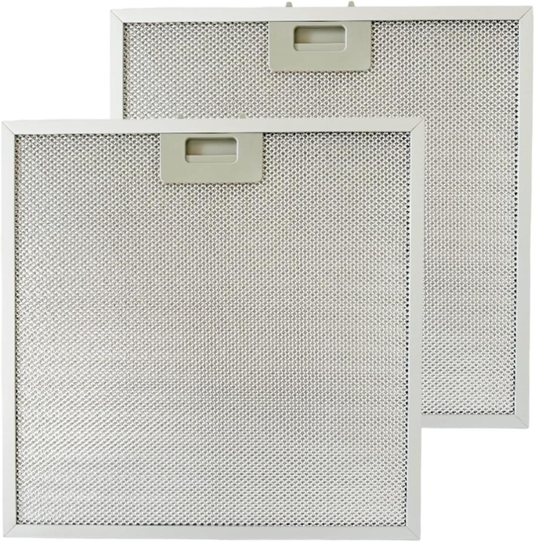 2 Pcs WB02X27207 Range Hood Grease Filter Fit for GE JVX5300DJ1WW, JVX5300BJ1TS, JVX5300EJ1ES, JVX5300SJ2SS, JVX5300DJ1BB, JVX5305DJ2BB, Replace Part Number AP6039217, 4463981, EAP11771771, PS11771771