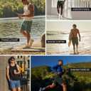 Zengjo Mens Running Shorts 7 Inch(Grey,L) (Gray, L)