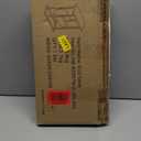 Yusong Narrow Side Table for Small Spaces, Small End Table with Magazine Holder, Skinny Slim Little Thin Table for Living Room, Bedroom, Sofa, Black Oak (16.5"W)