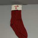 Doitory Christmas Stockings,Christmas Decoration Knitted Soft & Comfortable Stockings,Hanging Long Tube Letter Xmas Stocking for Fireplace (1P-Red)