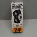 DR. BRACE ELITE Knee Brace with Side Stabilizers & Patella Gel Pads for Maximum Knee Pain Support and fast recovery for men and women-Please Check How To Size Video (Mercury, Large)