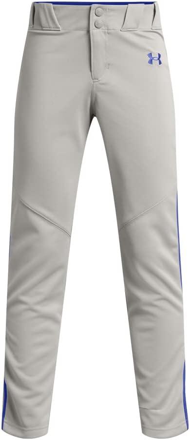 Under Armour Kids Utility Baseball Pants Pipe (Big Kids) (Gray, M)