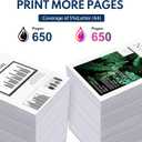 LC103XL LC103 103 Ink Cartridges High Yield Replacement for Brother LC103 XL LC103 LC101 Ink Work with MFC-J870DW MFC-J6920DW MFC-J6520DW MFC-J450DW MFC-J470DW(2 Black, 1 Cyan, 1 Magenta, 1 Yellow)