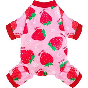 Dog Pajamas Soft Lightweight Dog Onesies Outfit Clothes for Small Medium Large Puppy Pjs for Pet Boys Girls Dogs Cats S