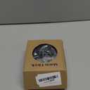 SHISEDECO Alarm Clock with Backlight, 4.5 inches Bedside Analog Non-Ticking Silent Small Deskclock with Arabic Numerals, Battery Operated Round Tableclock for Living Room, Bedroom (White)