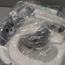 Potty Training Seat, SKYROKU Upgrade Toddler Toilet Seat for Kids Boys Girls, 2 in 1 Potty Training Toilet, Splash Guard Anti-Slip Pad Step Stool,New Sector-Shape Stabilized Base (8899+Grey)