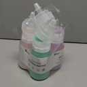 Condiment Squeeze Bottles, 12 oz Silicone Squeeze Bottles For Sauces, Leak Proof Condiment Containers with Extra Interchangeable lid, Easy Squeeze for Oil, Honey & Dressings, BPA FREE (4 Pack) (Pink)