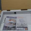 2 Pack Pull Out Cabinet Organizers, Width (12"-19") and Depth (17"-23") Expandable With 3 Slides, No Drill Slide out Drawers Adhesive Film or Nail Cabinets Without Lip in Kitchen, Pantry or Bathroom