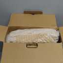 Amlie Home Luxury Striped Faux Fur Throw Blanket for Couch, Soft Cozy Fuzzy Fluffy Soft Plush Blankets Sofa Chair Gift Blankets for Women, 60"x80", Beige