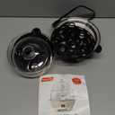 Dash Deluxe Egg Cooker - Boiler, Poacher & Steamer - Includes Measuring & Recipe Guide - Dishwasher Safe - Holds 12 Eggs, Black