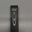 Ear and Nose Hair Trimmer Clippers: 2025 Professional Painless Eyebrow & Facial Hair Trimmers Remover for Men Women, Battery-Operated Nasal Clipper, Dual Edge Waterproof Blades for Easy Clean, Black