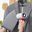 Clothes Steamer Stand Hanger with Steamer Ironing Glove for Steaming Clothes, Handheld Garment Steamer Rack with Grey Mini Handhelded Ironing Pad Board