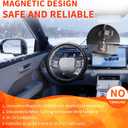 Heated Steering Wheel Cover - 2025 New USB 14.5-15.5" Car Steering Wheel Cover Warmer, Rapid Heating Universal fit for Vehicles, Trucks, SUVs Black 14.5-15in