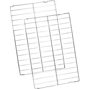 Upgraded 2 Pcs W10256908 Oven Rack Replacement Fit for Whirlpool Maytag Kenmore, 304 Stainless Steel Range Oven Rack Replace AP6017994 PS11751295 W10138079 W10179196, 24 x 15.75 Inches