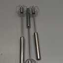 3 Pack Stainless Steel Egg Whisk, Hand Push Rotary Whisk Blender, Versatile Easy Whisk, Hand Push Mixer Stirrer for Beating Eggs, Frothing Milk, Blending, Mixing, Whipping Smoothies & Shakes