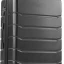 Simple Deluxe 24 Inch Hardside Carry On Luggage, Suitcase with Double Spinner Wheels & TSA Lock, Hard Shell Suitcase, Expandable Rolling Lightweight Luggage, Black