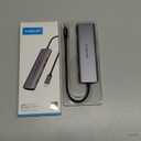 Laptop Docking Station Dual HDMI Monitor, 10 in 1 USB C Hub with 2 HDMI Ports, PD Charging, SD/TF, 5 USB C/A Ports, Laptop Docking Station for Dell XPS/HP/Lenovo/Surface(MacOS only Supports SST Mode)