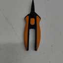 Fiskars Solid Snip Pruning Microtip SP13, Length: 6 Inch Steel Blades/Plastic Handle, Black/Orange