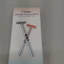 Red-Light-TherapyLed Facial Light Therapy 7 Colors Eye Beauty Wand Face Massager Red for Skincare & Blue Rejuvenation Tool (Pink Blue Gradient)