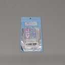 2 Packs Cartoon 3D Raised Band Compatible with Apple Watch Band 49/46/45/44/42/41/40/38mm Women Two-Tone Cute Soft Silicone Sport Strap for iWatch SE Series 10/9/8/7/6/5/4/3/2/1/Ultra(1/2) (Lavender White/Sky Blue White)