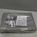 chakme Bath Mat 36x25, Ultra Thin Non Slip, Quick Dry Absorbent, Dark Grey, 36"x25"