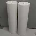 14" x 4" Large Outdoor Candles, Waterproof Flickering LED Flameless Candles with Timer, Battery Operated Candles with Remote Control Realistic Fake Pillar for Patio Porch Lanterns, White 2 Pack