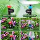 240FT Drip Irrigation System Kits - Automatic Garden Watering Sprinkler with 1/2 & 1/4 inch Tubing Hose Patio Misting Plant Irrigation Water Equipment Quick Connector for Greenhouse Flower Beds Lawn