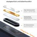 TORRAS Magnetic Shockproof for iPhone 16 Pro Max Case, [Fit for MagSafe] [Military-Grade Drop Tested] Translucent Slim Protective for iPhone 16 Pro Max Case Anti-Fingerprint Anti-Scratch, Black