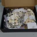 3 in 1 Panda Building Block Set for Kids Age 6+ Cute Animal Brick Alarm Clock Toy with Replace The Eyes Movable Arms and Head Compatible with Lego Creative Home Decor Gift for Adults(853PCS)