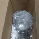 Ginkgo 50 Pack 20 oz Plastic Iced Coffee Cups with Lids and Straws, Clear Disposable To Go Cups for Coffee, Cold Drinks, Smoothie and Coffee Bar Accessories