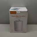 3L Stainless Steel Humidifier for Bedroom, Warm Mist Humidifiers Easy Clean, Steam Humidifier for Living Room, Whisper-Quiet and Filterless, with Sleep Mode and Timer, Auto-off Setting