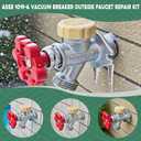 2 Pack Vacuum Breaker Repair Kit Replacement for VACVBKX1B, Outdoor Faucet Repair Kit, ASSE 1019-A Vacuum Breaker for Traditional Anti Siphon Frost Free Sillcock Valves Anti Siphon Valve Repair Kit
